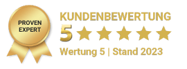 ProvenExpert Kundenbewertung 5 Sterne